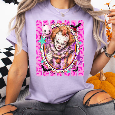 Horror IT Stripes DTF Transfer DTF Heat Press Transfer from Sweet Tee Transfers