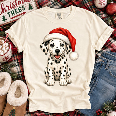 Christmas Dog Dalmatian DTF Transfer DTF Heat Press Transfer from Sweet Tee Transfers