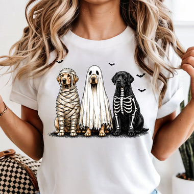 Halloween Dog Trio DTF Transfer DTF Heat Press Transfer from Sweet Tee Transfers
