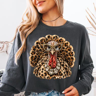 Glam Turkey DTF Transfer DTF Heat Press Transfer from Sweet Tee Transfers