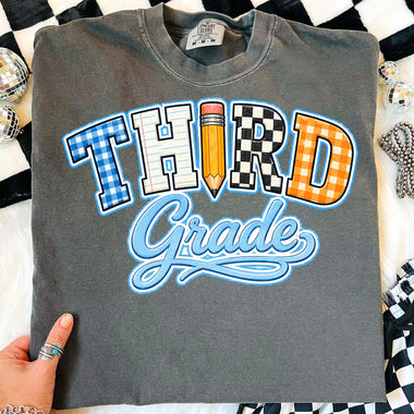 Retro Third Grade DTF Transfer DTF Heat Press Transfer from Sweet Tee Transfers