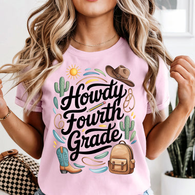 Howdy Fourth Grade DTF Transfer DTF Heat Press Transfer from Sweet Tee Transfers