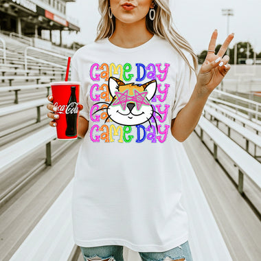 Tomcats School Mascot DTF Transfer – Game Day DTF Heat Press Transfer from Sweet Tee Transfers