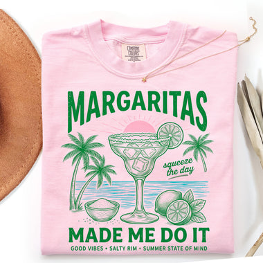 Margaritas Made Me Do It DTF Transfer DTF Heat Press Transfer from Sweet Tee Transfers