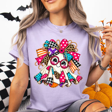 Colorful Patch Ghost DTF Transfer DTF Heat Press Transfer from Sweet Tee Transfers