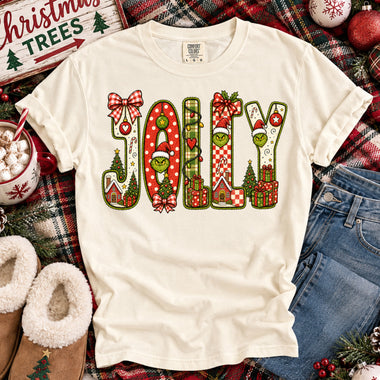 Green Guy Jolly DTF Transfer DTF Heat Press Transfer from Sweet Tee Transfers