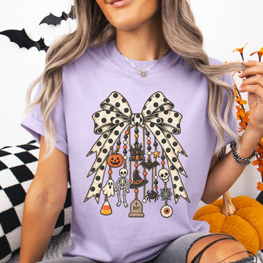 Halloween Charm Bow DTF Transfer DTF Heat Press Transfer from Sweet Tee Transfers