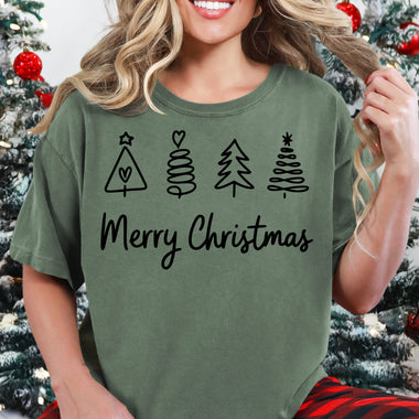 Merry Christmas Graphic DTF Transfer DTF Heat Press Transfer from Sweet Tee Transfers