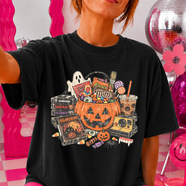 Retro Halloween DTF Transfer DTF Heat Press Transfer from Sweet Tee Transfers