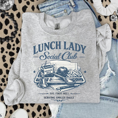 Lunch Lady Social Club DTF Transfer DTF Heat Press Transfer from Sweet Tee Transfers