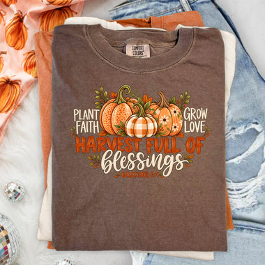 Harvest Full of Blessings DTF Transfer DTF Heat Press Transfer from Sweet Tee Transfers