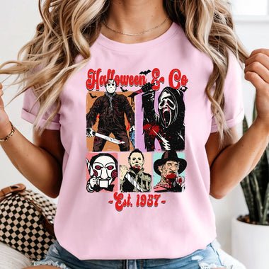 Halloween & Co Horror Icons Est. 1957 DTF Transfer DTF Heat Press Transfer from Sweet Tee Transfers