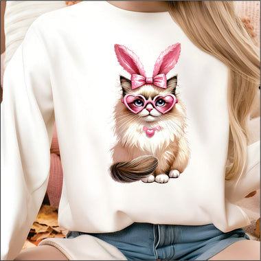 Easter Cat DTF Transfer