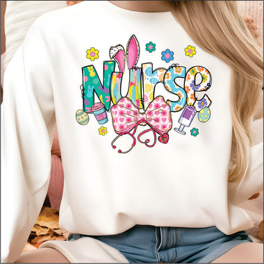 Easter Nurse DTF Transfer