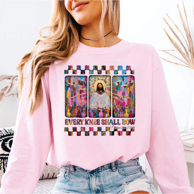 Every Knee Shall Bow Brushstroke Panels