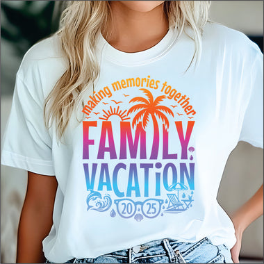 Family Vacation 2025 DTF Transfer