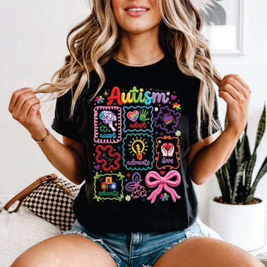 Faux Yarn Autism Awareness