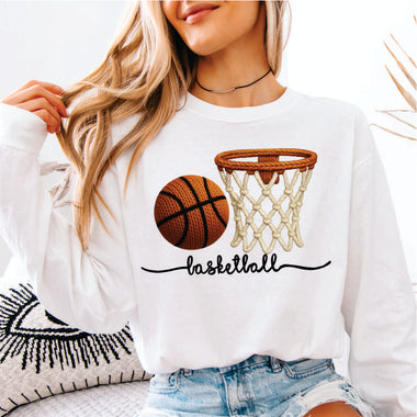 Faux Yarn Basketball