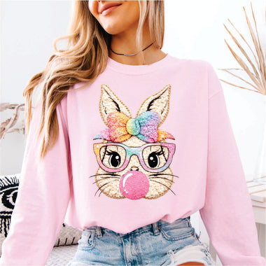 Faux Yarn Bubble Bunny