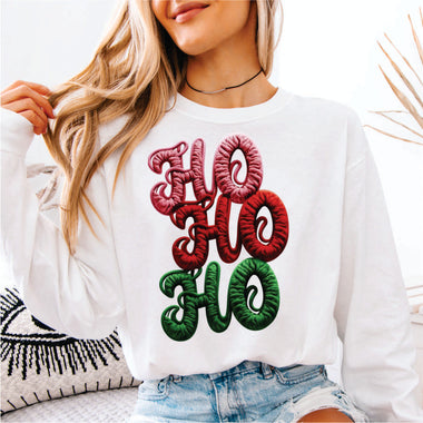 Faux Yarn Ho Ho Ho