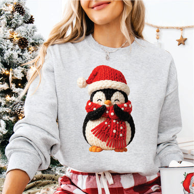 Faux Yarn Penguin
