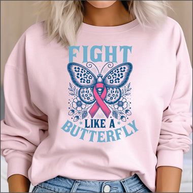 Fight Like a Butterfly DTF Transfer