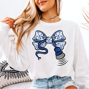 Blue Floral Ultrasound