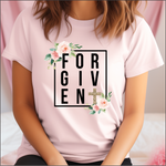 Forgiven with Roses DTF Transfer