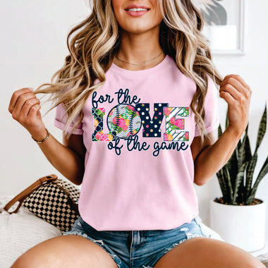 For the Love of the Game Preppy Pattern