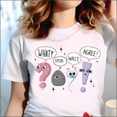 Funny Grammar Teacher DTF Transfer