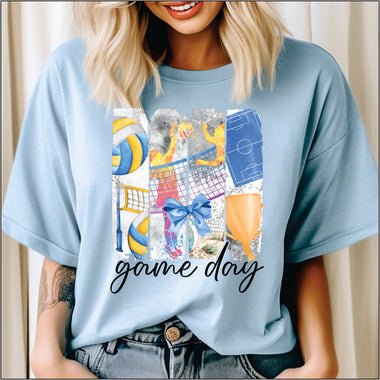Game Day Volleyball Panels DTF Transfer