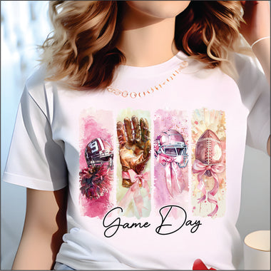 Game Day Watercolor DTF Transfer