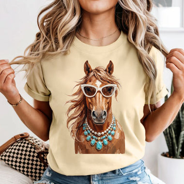 Glam Horse DTF Transfer