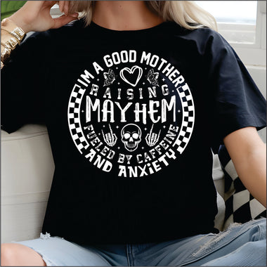 A Good Mama raising Mahem white
