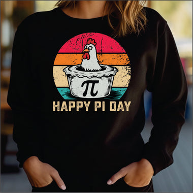 Chicken Pot Pi Day DTF Transfer