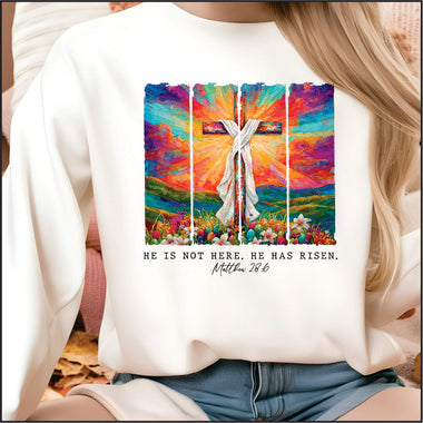 He is Not Here DTF Transfer