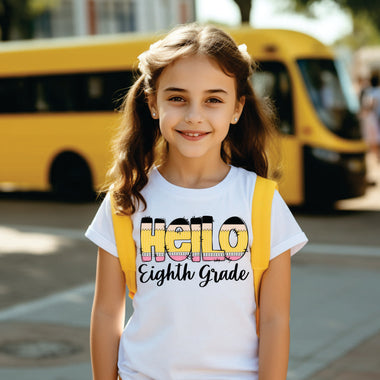 Hello Eight Grade Pencil Font