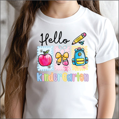 Hello Kindergarten DTF Transfer