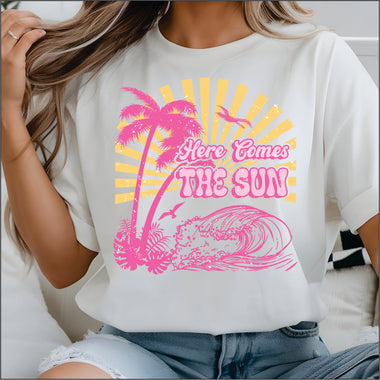 Here Comes the Sun DTF Transfer