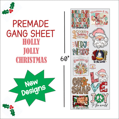 Holly Jolly Christmas Gang Sheet