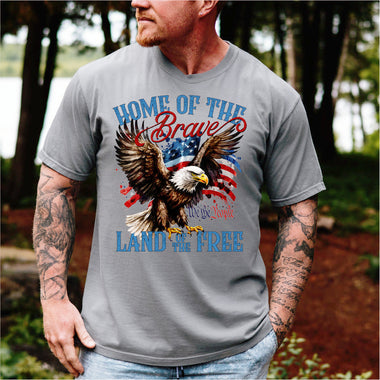 Home of the Brave with Eagle