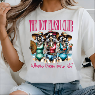 Hot Flash Social Club DTF Transfer