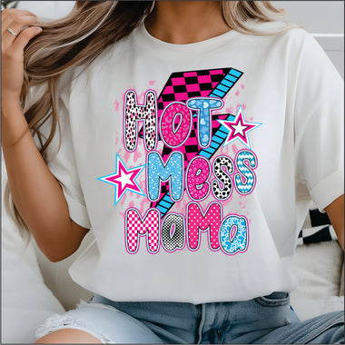 Hot Mess Mama DTF Transfer