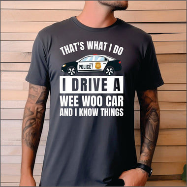 Police I Drive a Wee Woo Car