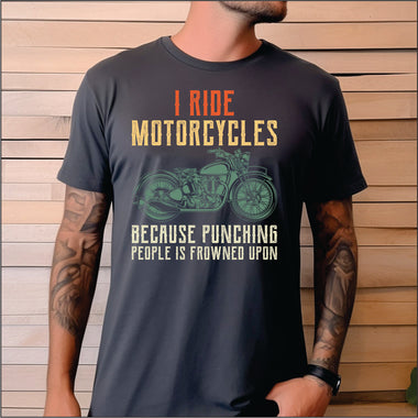 I Ride Motorcycles DTF Transfer