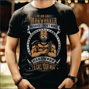 Ironworker Hard Work DTF Transfer