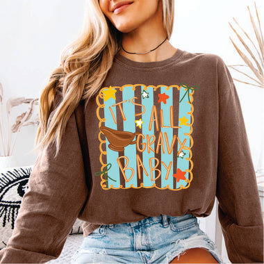 Its All Gravy Baby Stripes