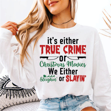 It's Either True Crime or Christmas Movies