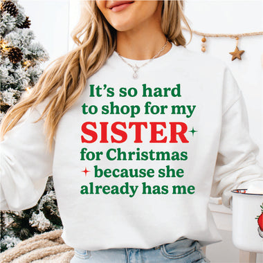 It's So Hard to Shop for My Sister