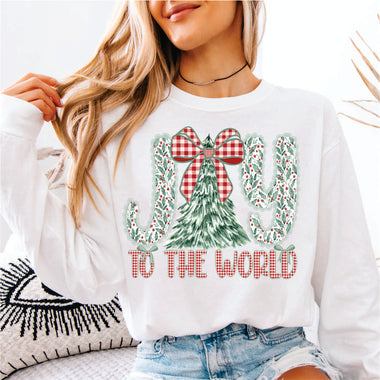 Joy to the World Check and Holly